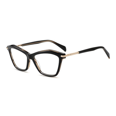 Women Vista Eyeglasses: Megan -Black - SpaceSMART Eye Clinic (Diagonal View)